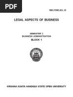 MBA Business Law (Block-1)