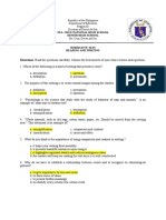 Directions: Read The Questions Carefully. Choose The Best Answer of Your Choice Below Each Question