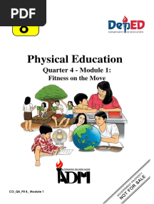 Physical Education: Quarter 4 - Module 1