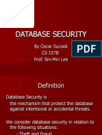 Database Security Mechanisms