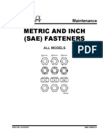 Metric and Inch (Sae) Fasteners: Maintenance