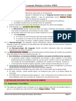 Tema 3. Lenguaje, Biología y Cerebro. MJosé Ramos