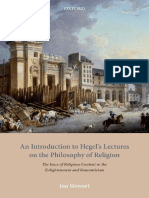 Jon Stewart An Introduction To Hegels Lectures On The Philosophy of Religion The Issue of Religious Content in The Enlightenment and Romanticism