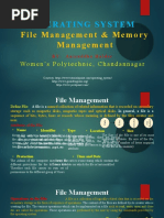 Unit05 - File Management & Memory Management