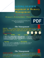Unit05 - File Management & Memory Management