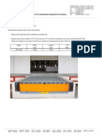 Dock Leveler - Technical Specifications