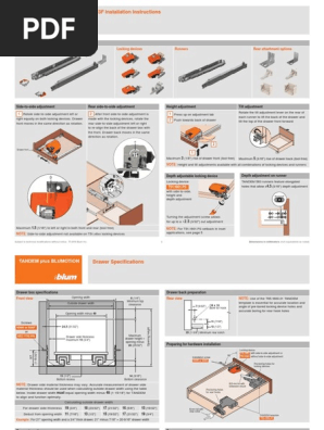 Blum Tandem Plus Blumotion 563 Standard Locking Device | Advanced - View #6