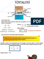 Persamaan Kontinuitas