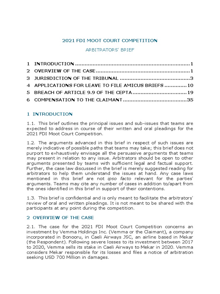 Bench Brief | PDF