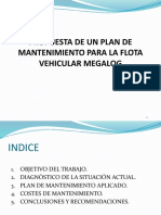 009 - Plan de Mantenimiento para La Flota Vehicular Megalog