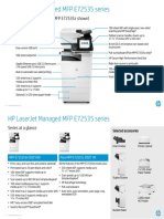HP Laserjet Managed MFP E72535 Series: Product Walk-Around (Flow MFP E72535Z Shown)