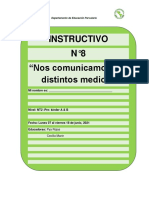 KAB Instructivo N°8 Nos Comunicamos Por Distintos Medios