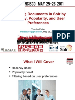 Boosting Documents in Solr by Recency, Popularity, and User Preferences