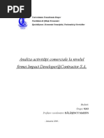 Download Analiza Activitatii Comerciale La Nivelul Firmei Impact DeveloperContractor SA by Bogdanel C-tin SN56910366 doc pdf