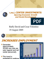 Call Center Investments Spurring Economic Growth and Social Development