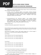 SUSUNAN ACARA SERTIJAB 2013