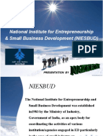 National Institute For Entrepreneurship & Small Business Development (NIESBUD)
