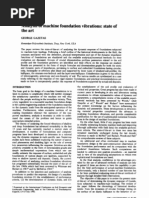 Analysis of Machine Foundation Vibrations State of The Art by G. Gazetas (1983)