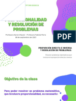 Resolución de Problemas y Proporciones