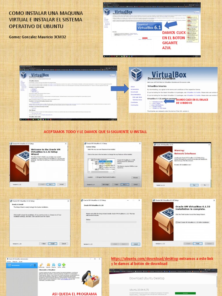Instalar Ubuntu en VirtualBox Paso a Paso | PDF