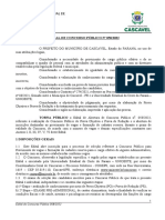 058 Edital de Abertura - Agente Administrativo Cascavel