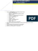 Hemodynamics of Heart Disorder-Lec Mid Ass #1