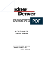 Air Pilot Electronic Unit Operating Instructions: Manual Number Qx189022 Version Number 002 DATE: 2005.12.21