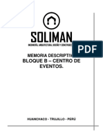 Memoria Descriptiva - Centro de Eventos - Fam. Leiva Robledo - Trujillo