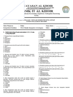 Fisika - Soal PTS Gnap 2022