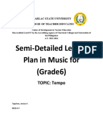 Semi Detailed Lesson Plan Taguines
