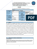 Silabo 2022-1 Derecho Procesal Laboral