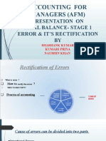Rectification of Errors 2