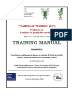 Manual Analysis Pesticide Residues 24-05-2018