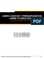 Libro Costos y Presupuestos Jaime Flores Soria 5 PDF Free