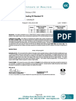 Lubricating Oil Standard 10: XRF Petroleum CRM