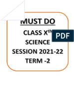 Must Do Content Science English Medium Class X