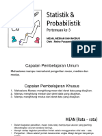 Statistik Dan Probabilitas 3 (Mean, Median, Modus, Range, IQR)