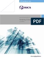 Tendering Strategies 1st Edition Rics