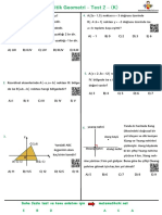 Analitik Geometri Test2 Kolay Seviye