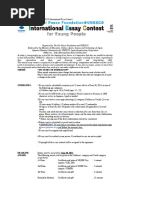 Download 2011 Goi Peace Foundation UNESCO International Essay Contest by rizkiram SN56919328 doc pdf