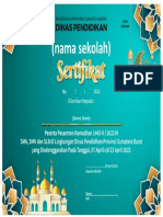 Format Sertifikat