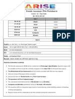 Periodic Assessment: WS6 (Worksheet 6)