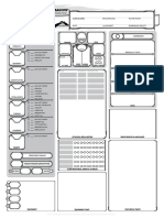 D&D Single Character Sheet