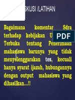 Diskusi Evaluasi Pembelajaran