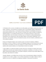 S. PABLO VI, Carta Encíclica Mysterium fidei (3 de septiembre de 1965)