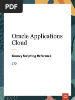 Oracle Application Cloud - Groovy Scripting Reference