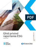 Ghid Privind Raportarea ESG