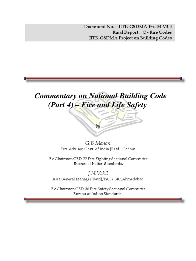 Fire Norms NBC Fire Sprinkler System Elevator