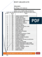 Department of Computer Science: Principal Office Phone: 047-9200162