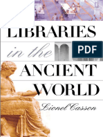 CASSON Libraries in the Ancient World
